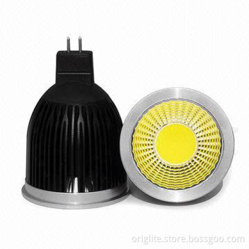 LED Spotlight, 5W, 85-245VAC, Lifud Power, BridgeLux Chip, COB LED, 3yrs Warranty, E27, MR16, GU10